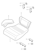 Подушка заднего сиденья